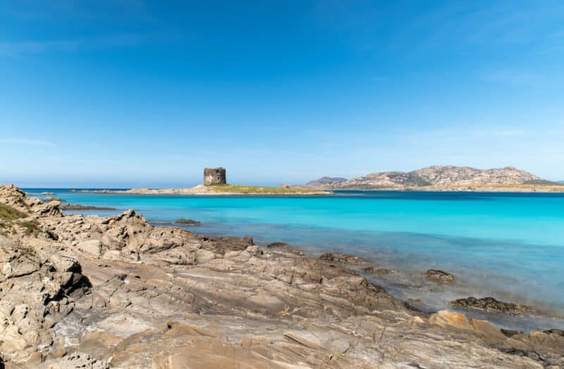 La Pelosa beach at Stintino