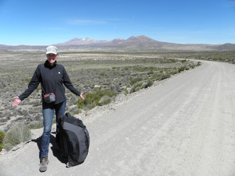 Felicity in Lauca national park